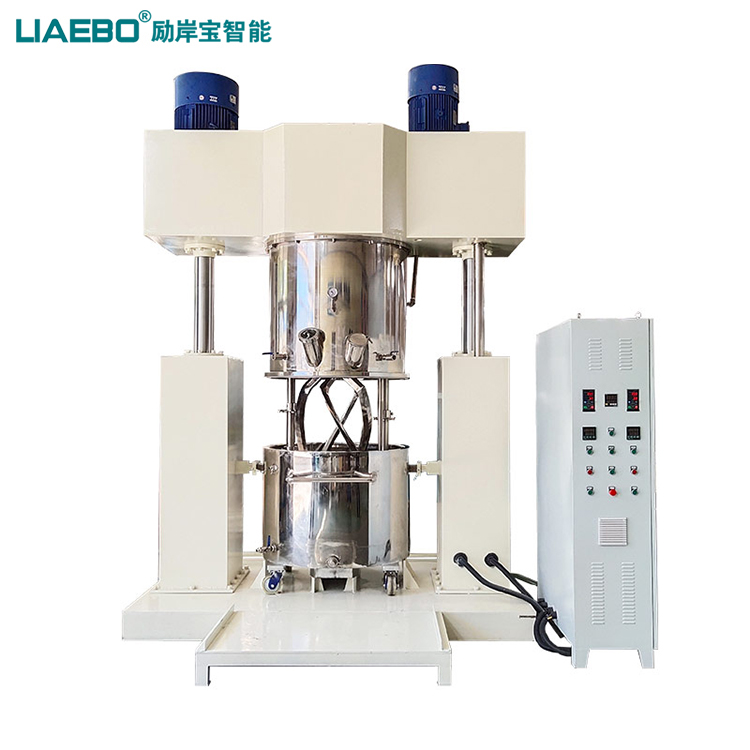 500L龍門(mén)式雙行星攪拌機(jī)及液壓翻轉(zhuǎn)出料裝置