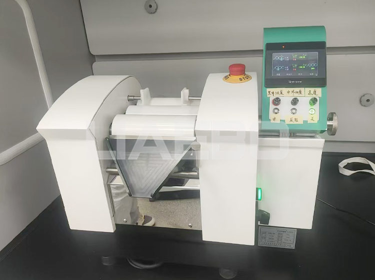 山東淄博某醫(yī)療科技有限公司  80三輥機調(diào)試成功