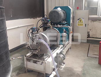 湖南某新材料有限公司2臺(tái)30L砂磨機(jī)、1臺(tái)60L砂磨機(jī)調(diào)試成功